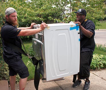 Moving a fridge